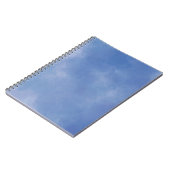 水彩Vista青パターン ノートブック (左側)