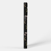 水彩WildFlowerパターン iPhoneケース (右側面)
