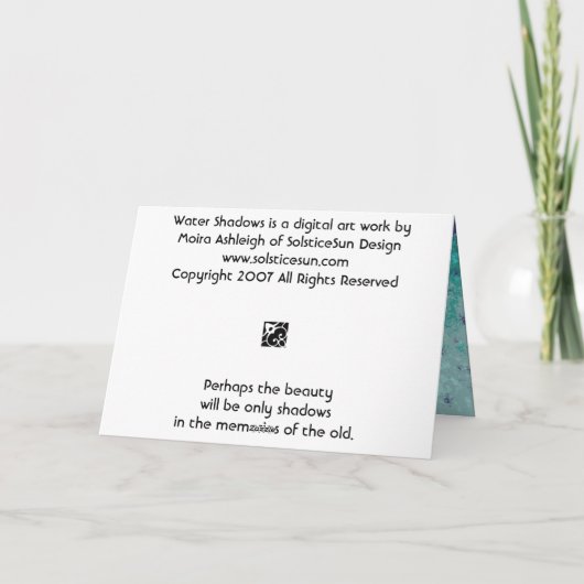 水影 カード (裏面)