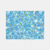 水忘れ色ではない フリースブランケット (正面(横))