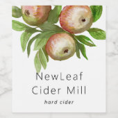 水性りんごサイダーラベル ワインラベル (シングルラベル)