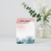 水性アルコールインクジュエリーホルダーイヤリング 名刺 (スタンド正面)