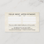 水性インクバタフライ爪、 ネイルポリッシュ 名刺 (裏面)