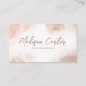 水性エレガントアルコールインクロイヤリティカード ロイヤリティカード (裏面)