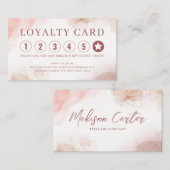 水性エレガントアルコールインクロイヤリティカード ロイヤリティカード (正面/裏面)