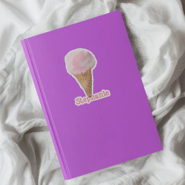 水性ストロベリーアイスクリームパーソナライズされた シール