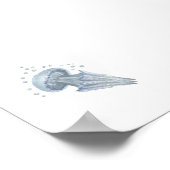 水性ゼリーフィッシュプリント ポスター (角)