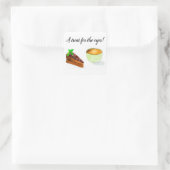 水性チョコレートケーキ及びコーヒー スクエアシール (バッグ)