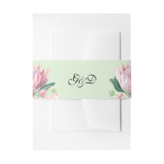 水性プロテア結婚ズ 招待状ベリーバンド