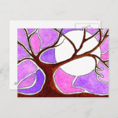 水性ペンとインクツリー ポストカード (正面/裏面)