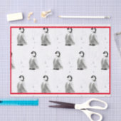 水性ペンギンティッシュペーパー 薄葉紙 (クラフト)