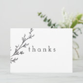 水感謝してい色リーフ サンキューカード (スタンド正面)