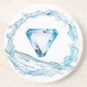 水成分 コースター (正面)