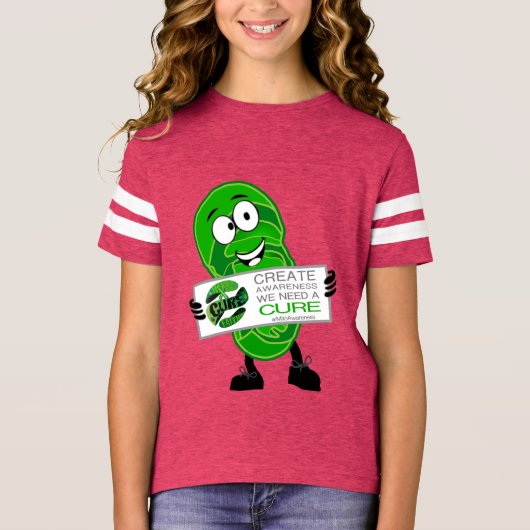 水戸クリエイト認識度WG NEED A CURE Tシャツ (正面)