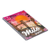 水戸日本花ポスター。 ノートブック (右側)