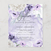 水手頃エレガント色薄紫花 (正面)