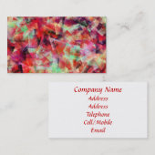 水抽象芸術2 名刺 (正面/裏面)