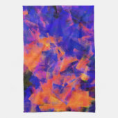 水抽象芸術 キッチンタオル (縦)