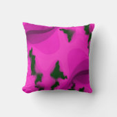 水抽象芸術 クッション (正面)