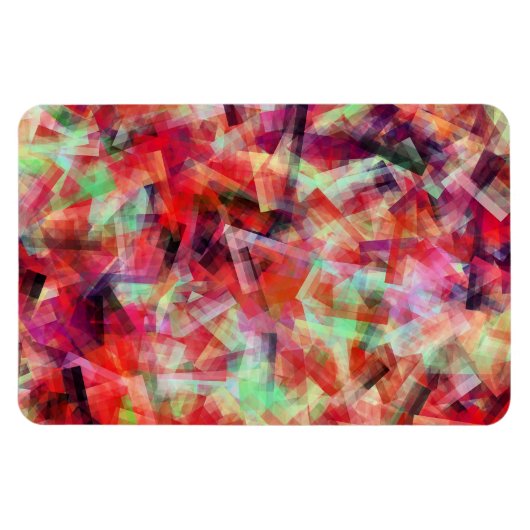 水抽象芸術 マグネット (横)