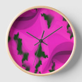 水抽象芸術 壁時計 (正面)