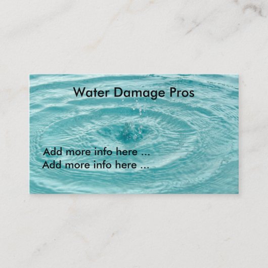 水損傷の賛成論の名刺 名刺 (正面)