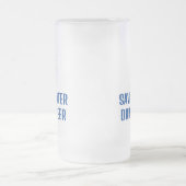 水救飲みビールおもしろいことわざ フロストグラスビールジョッキ (中央)