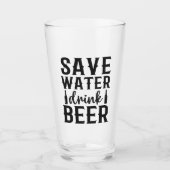 水救飲みビールグラス杯 タンブラーグラス (正面)