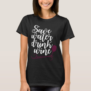 水救飲みワインドリンカー Tシャツ