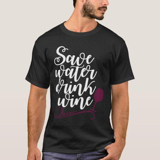 水救飲みワインドリンカー Tシャツ (正面)