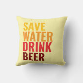 水救飲料ビール クッション (裏面)