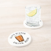 水救飲料ビール コースター (側面)