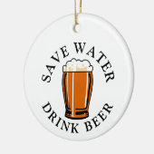 水救飲料ビール セラミックオーナメント (左)