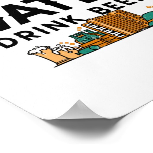 水救飲料ビール ポスター (角)