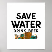 水救飲料ビール ポスター (正面)