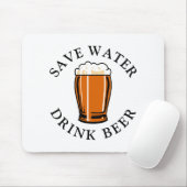 水救飲料ビール マウスパッド (マウス)