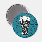 水救飲料ビール マグネット (正面/裏面)