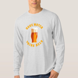 水救飲料ビール Tシャツ