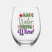 水救飲料ワイン茎なしガラス ステムなしワイングラス (裏面)