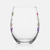 水救飲料ワイン茎なしガラス ステムなしワイングラス (左)