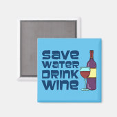 水救飲料ワイン マグネット (正面/裏面)