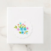 水数々のカラフル色ブーケ フェイバータグ (インサイチュ)