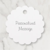 水数々のカラフル色ブーケ フェイバータグ (裏面)