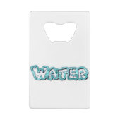 水文字を飲む クレジットカード栓抜き (裏面)