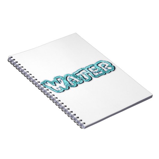 水文字を飲む ノートブック (右側)