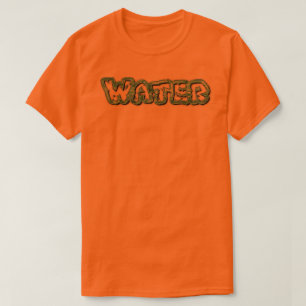水文字を飲む Tシャツ