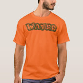 水文字を飲む Tシャツ (正面)
