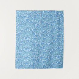 水文筆跡パターン タペストリー