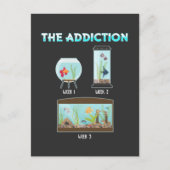 水族おもしろいギーク魚農業ユーモア ポストカード (正面)