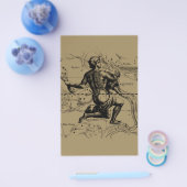 水族座の地図Hevelius 1690 on Taupe チラシ (シングル)